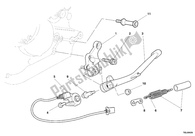 Todas las partes para Costado de Ducati Supersport 750 S 2001